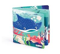 Ludi - Libro Magico Bagno - 12 Animali Marini E Coralli - Da Scorrere Al Contatto Acqua - Da 10 Mesi - Scoperta, abilità motorie e riflessione - Tema Marino