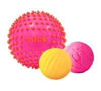 Ludi Set di 3 palle sensoriali Rosa