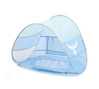 Ludi - Piscina multifunzione per bambini - Piscina Pop-Up - Tenda anti UV 50 e rete - Protegge da vento, sole e sabbia - Piscina e tenda da spiaggia - 10 mesi