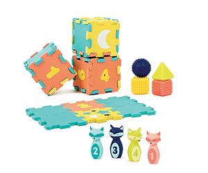 LUDI - Set di attività educative Giocattoli da Bagno, Multicolore (130080)