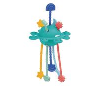 LUDI - Zippy Toy - Giocattolo di stimolazione multisensoriale - Diverse texture - Ergonomico - Materiale morbido - Da 10 mesi - Allevia la spinta dentale - Destrezza e abilità motorie - 14 x 21 x 14