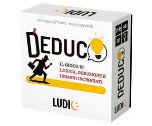 Ludic - Deduco - Il Gioco di Logica, Dialettica e Inganni Incrociati - da 4 a 8 Giocatori, Anni 12+, Un Gioco di Società per Tutta la Famiglia - Made In Italy | IT61039