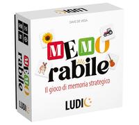 Ludic Memorabile Il gioco di memoria strategico IT59841 Gioco Di Società Per La Famiglia Per 2-6 Giocatori Made In Italy