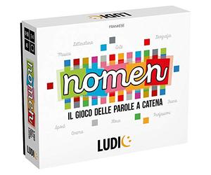 Ludic Nomen Il Gioco Della Parole A Catena It27750 Gioco Di Società Per La Famiglia Per 2-4 Giocatori Made In Italy