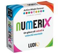 LUDIC - Numerix - Un Gioco che Stimola Attenzione e Velocità Di Calcolo | Gioco di Velocità Mentale e Prontezza, Gioco Di Società per Bambini, Adulti e Famiglie, Giochi da Tavolo 8 Anni, Idea Regalo