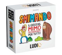 LUDIC - Smimando - Un Gioco Esilarante di Mimica e Creatività. NUOVA VERSIONE: Gioco Dei Mimi con Situazioni Improbabili e Tante Risate, Gioco di Società per Amici e Famiglie, Idea Regalo Intelligente