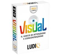 LUDIC - Tasca-Cards Visual - Un Gioco di Attenzione e Concentrazione| Gioco di Carte Tascabili, Sfide di Osservazione e Velocità, Action Game per Bambini, Adulti e Famiglie, Gioco di Società 8-99 Anni