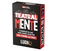 Ludic - Teatralmente - Il Gioco in cui Non Conta Cosa Fai Ma Come Lo Fai! - Gioco di Società 4-16 Giocatori, Anni 12+, Un Gioco di Carte per Tutta la Famiglia | IT60889