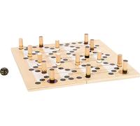 small foot 12218 Ludo e Gioco delle scale "Gold Edition", gioco moderno, colori