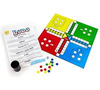 Ludo - Gioco da tavolo classico per bambini | 2-4 giocatori | Giochi da tavolo per bambini | Ottimo come gioco in famiglia o per imparare | Età 3+