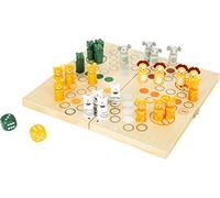 small foot 11765 Ludo "Safari", for six players, with steppe animals, foldable g