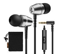 LUDOS OMNITONE Auricolari In-Ear Cuffie, Cuffiette con Filo e Microfono, 5 Anni di Garanzia, Cuffie Isolamento Acustico, Cuffiette Cellulare, Jack 3,5 mm per iPhone, Apple, Samsung, Huawei