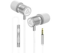 LUDOS ULTRA Auricolari In-Ear Cuffie, Cuffiette con Filo e Microfono, Garanzia 5 Anni, Massimo Comfort, Audio Cristallino, Bilanciamento Alti e Bassi, Nuovo Memory Foam, Cavo Resistente, Bassi