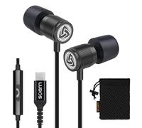 LUDOS ULTRA Cuffie USB C, Garanzia 5 Anni, Auricolari USB C In-Ear per iPhone 16 15 Pro Max Plus iPad, Cuffie Type C con Microfono per Samsung Galaxy S24 S23 Ultra S22 S21 FE S20 Z Flip 3 Fold 4 A54