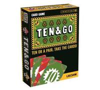 Lisciani - Gioco di carte Ludoteca Ten and Go per bambini dagli 8 anni in su, regole semplici fai 10 o una coppia per vincere il turno, 98 carte di alta qualità, 2 giocatori o più