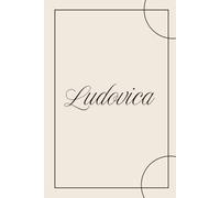 Ludovica - Taccuino 6x9 con Copertina Rigida Elegante: Notebook minimal con righe R1 e 100 pagine - Design raffinato color Gardenia - Per scrivere, annotare e organizzare con stile
