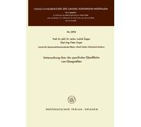 Ludvik Zagar Untersuchung über die spezifische Oberfläche von Glasgr (Tascabile)