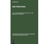 Ludwig A Rosenthal Die Ordnung Seraim, Hälfte 1 (Copertina rigida)