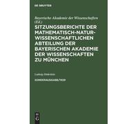 Ludwig Döderlei Sitzungsberichte Der Mathematisch-Naturwissen (Copertina rigida)