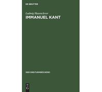 Ludwig Hasenclever Immanuel Kant (Copertina rigida) Dreiturmbücherei