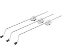 Ludwig LC5023TL Classic - Set di 3 gambe e staffe da pavimento, 9,5 mm