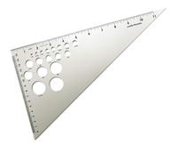 Ludwig Precision Triangolo da disegno da 30-60-90 gradi, 12 pollici