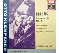 Brahms - Sinfonia N.2, Rapsodia Per Contralto / Otto Klemperer - CD