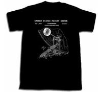 Ludwig Speed King Bass Drum Pedal Patent Tshirt Awesome! Black L