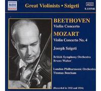 Ludwig van Beet Great Violinists - Szigeti (Violin Concerto / Violin Concer (CD)