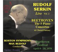 Ludwig van Beet Rudolf Serkin: Live: Beethoven: The 5 Piano Concertos & Cho (CD)