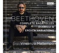 Ludwig van Beethoven – Variazioni Diabelli Op.120, Variazioni Eroica Op.35, Bagatelle (Integrale) – CD – Edel