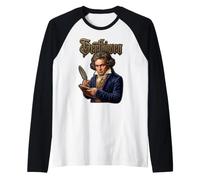 Ludwig Van Beethoven al Lavoro Maglia con Maniche Raglan