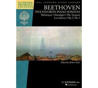 Ludwig van Beethoven Beethoven - Five Favorite Piano Sonatas (Tascabile)