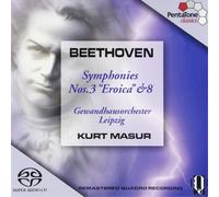 Ludwig van Beethoven Beethoven: Symphonies Nos. 3, 'Eroica' & 8 (CD) Hybrid