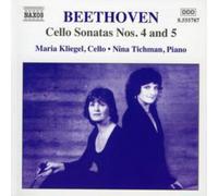 Ludwig van Beethoven Cello Sonatas Nos. 4 and 5 (Kliegel, Tichman) (CD) Album