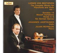 Ludwig Van Beethoven Complete Works for Pianoforte & Violin 1 (CD)