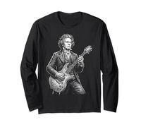Ludwig Van Beethoven Compositore di Chitarra Maglia a Manica