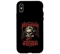 Ludwig Van Beethoven - Compositore musicale classico Death Metal Custodia per iPhone X/XS