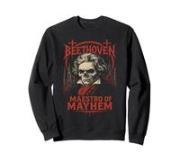 Ludwig Van Beethoven - Compositore Musicale Classico Death Metal Felpa