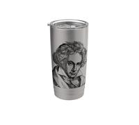 Ludwig van Beethoven Compositore Tedesco Bicchiere termico in acciaio inox doppia parete