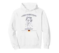 Ludwig Van Beethoven Compositore Tedesco Musica Classica Felpa con Cappuccio