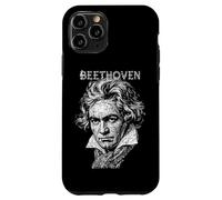 Ludwig Van Beethoven Divertente Compositore Note Musicali Musicista Custodia per iPhone 11 Pro