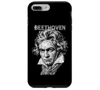Ludwig Van Beethoven Divertente Compositore Note Musicali Musicista Custodia per iPhone 7 Plus/8 Plus