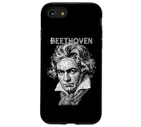 Ludwig Van Beethoven Divertente Compositore Note Musicali Musicista Custodia per iPhone SE (2020) / 7/8