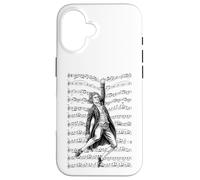 Ludwig Van Beethoven Divertente Compositore Partiture Musicista Custodia per iPhone 16