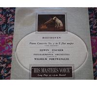 Ludwig van Beethoven / Edwin Fischer, Wilhelm FurtwÃ¤ngler, Philharmonia Orchestra - Concerto No. 5 In E Flat Major ("The Emperor") - Ludwig van Beethoven / Edwin Fischer, Wilhelm Furtwängler, Philharmonia Orchestra LP