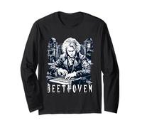 Ludwig Van Beethoven Genio della Musica Classica Maglia a Manica