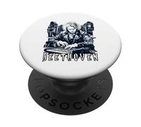 Ludwig van Beethoven Genio della musica classica PopSockets PopGrip Adesivo