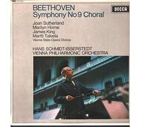 Ludwig van Beethoven - Joan Sutherland , Marilyn Horne , James King , Martti Talvela , Wiener Staatsopernchor , Hans Schmidt-Isserstedt , Wiener Philharmoniker - Symphony No 9 'Choral' - Ludwig van Beethoven - Joan Sutherland, Marilyn Horne, James King (3), Martti Talvela, Wiener Staatsopernchor, Hans Schmidt-Isserstedt, Wiener Philharmoniker LP