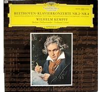 Ludwig van Beethoven - Klavierkonzerte Nr. 2 â€¢ Nr. 4 - Beethoven* / Wilhelm Kempff - Berliner Philharmoniker - Ferdinand Leitner LP